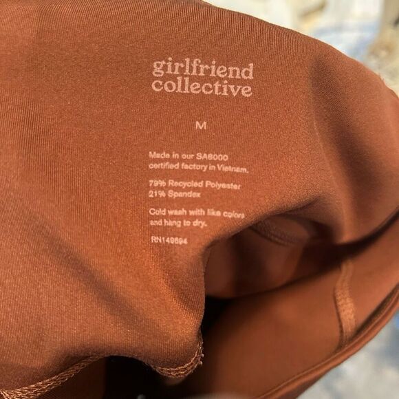 Girlfriend collective brown Cropped legging size M - Picture 5 of 7
